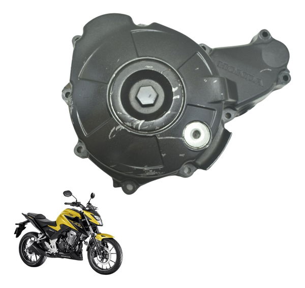Tampa Esquerda Motor C/ Det Honda Cb 300f Twister 23-24 Orig