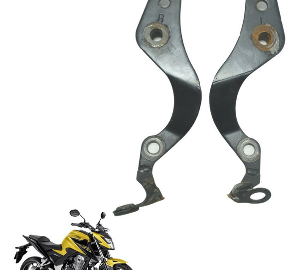 Par Suporte Motor C/ Avaria Honda Cb 300f Twister 23-24 Orig
