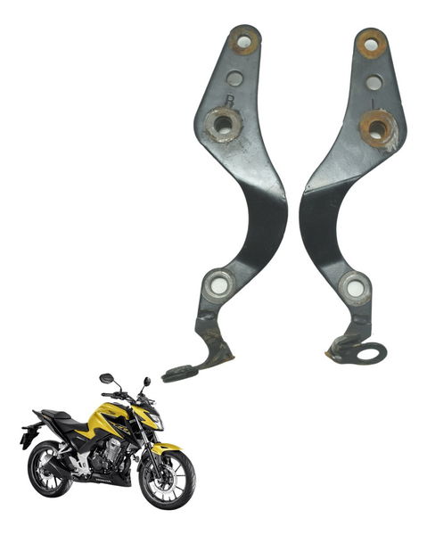 Par Suporte Motor C/ Avaria Honda Cb 300f Twister 23-24 Orig