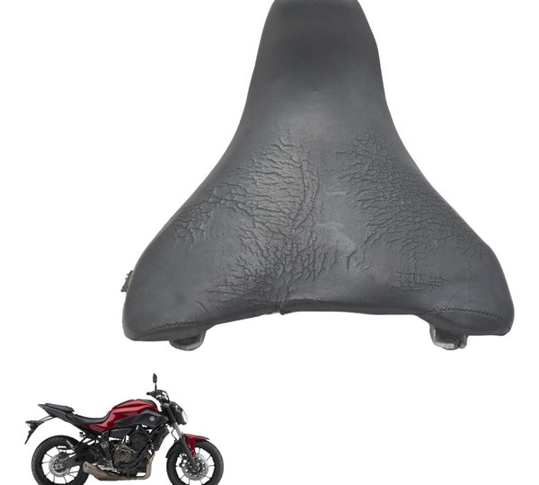 Banco Dianteiro C/ Avaria Yamaha Mt 07 15-18 Original Preto