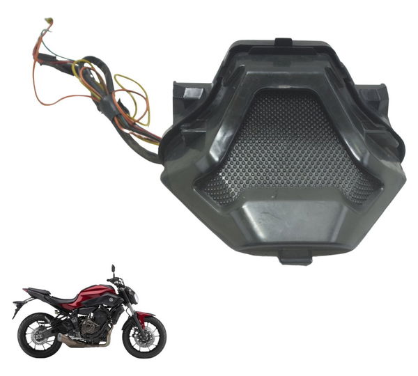 Lanterna Traseira Paralela Yamaha Mt 07 15-18 Ambos Lados Preto