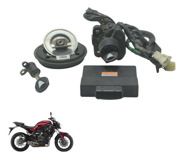 Kit Chave Ignição Modulo Code Yamaha Mt 07 15-18 Original