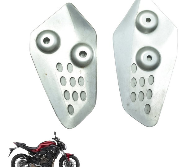 Par Protetor Pedaleira Yamaha Mt 07 15-18 Original