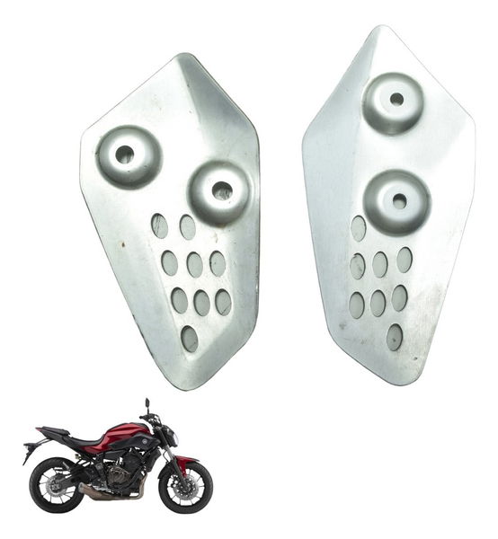 Par Protetor Pedaleira Yamaha Mt 07 15-18 Original