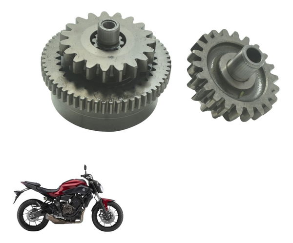 Engrenagem Redução Partida Yamaha Mt 07 15-18 Original