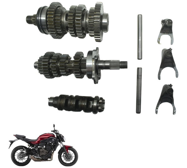 Caixa Marcha Câmbio Yamaha Mt 07 15-18 Original