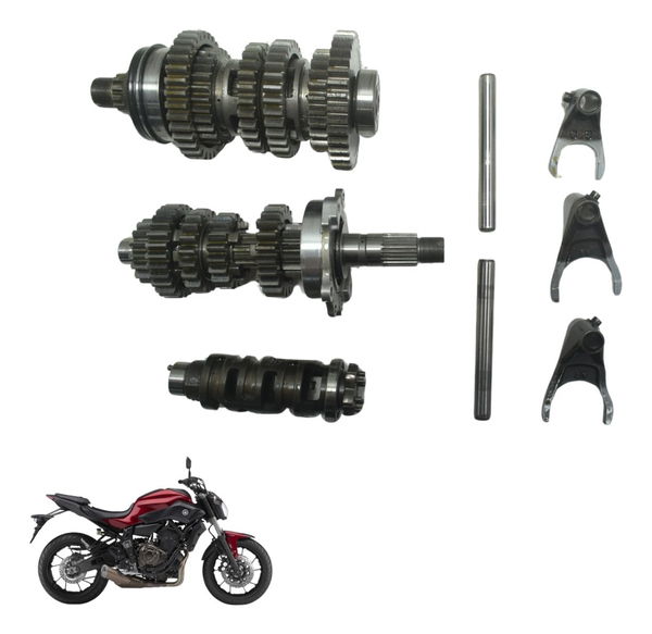 Caixa Marcha Câmbio Yamaha Mt 07 15-18 Original