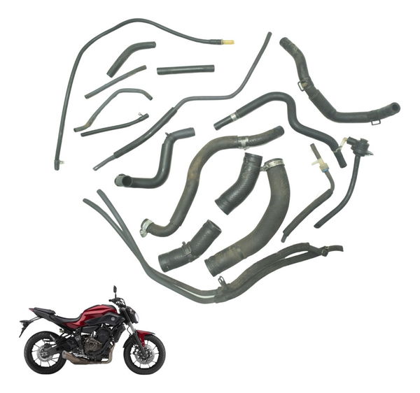 Kit Mangueiras Yamaha Mt 07 15-18 Original