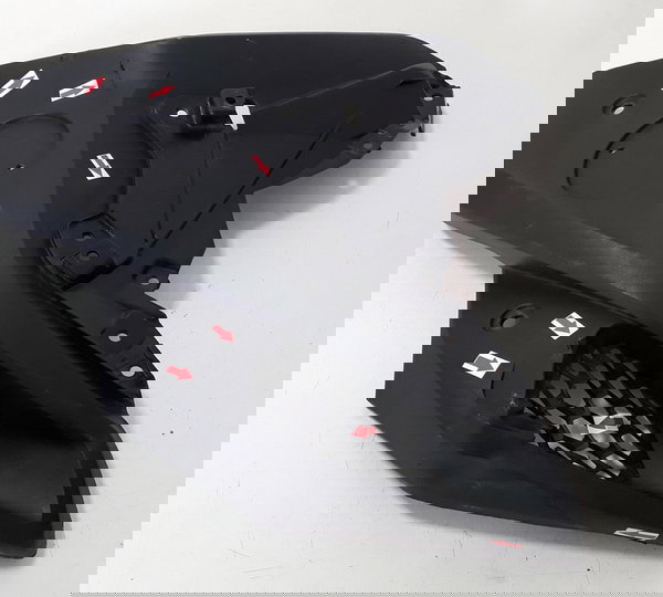 Carenagem Lateral Bmw R1250 Gs L/e Orig Quebrada 52391 Preto