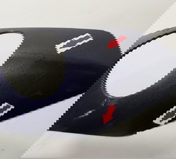 Carenagem Bananinha Farol Cg 160 Fan 22/23 L/e Detalhe 52007 Cinza