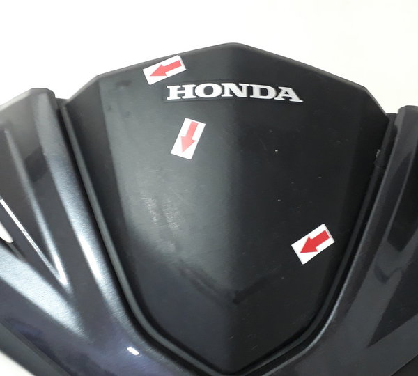 Carenagem Frontal Guidao Honda Elite 125 19/23 Orig 51992 Cinza-escuro