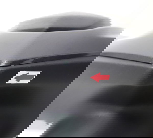 Carenagem Frontal Guidao Honda Elite 125 18/23 Orig 51550 Preto