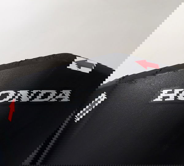 Carenagem Frontal Guidao Honda Elite 125 18/23 Orig 51550 Preto