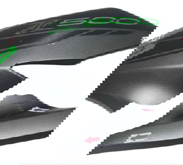 Carenagem Aba Tanque Esq Kawasaki Z500 2025 Quebrada 50365 Cinza-escuro