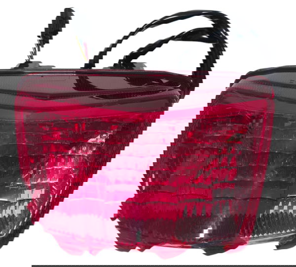 Lanterna Traseira Kawasaki Vulcan 650 Orig Quebrado 50367 Ambos Lados Vermelho