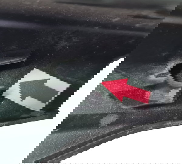 Carenagem Rabeta Dir Honda Cb 300 Twister 23/25 Avaria 51673 Preto