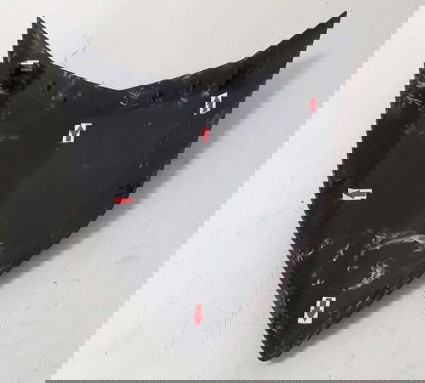 Carenagem Acabamento Frontal Elite 125 18/23 Avaria 51628 Preto