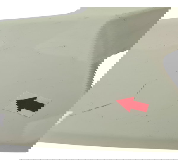 Carenagem Aba Tanque Esq Cg 160 Fan 22/24 Avaria 51679 Branco