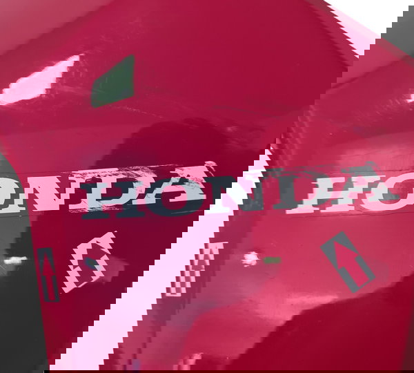 Carenagem Lateral Esq Honda Elite 125i 2025 Avaria 51664 Vermelho