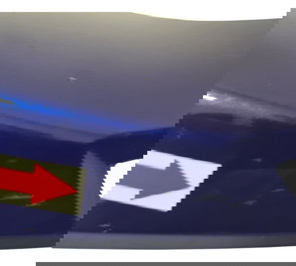 Carenagem Bananinha Farol Esq Cg 160 Fan 22/24 Avaria 51684 Azul