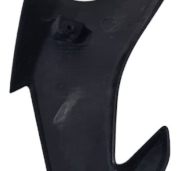 Carenagem Bananinha Farol Dir Cg 160 Fan 22/24 Avaria 51681 Preto