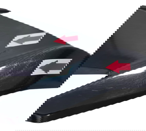 Carenagem Bananinha Farol Dir Cg 160 Fan 22/24 Avaria 51681 Preto