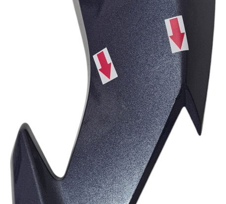 Carenagem Bananinha Dir Cg 160 Fan 22/24 Descrição 51654 Cinza-escuro