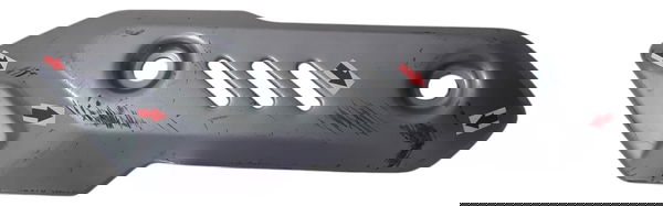 Protetor Escapamento Honda Elite 125 25/25 Orig Ralado 51529