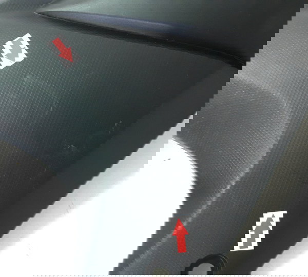 Carenagem Lateral Honda Biz 125 18/24 L/e Orig 51608 Preto