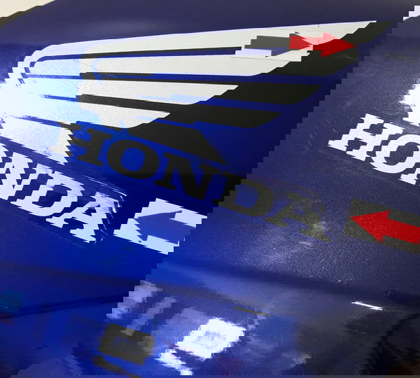 Aba Tanque Honda Cg 160 Fan 22/23 L/e Orig Trincada 51541 Azul