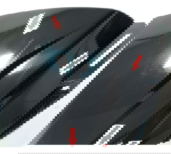 Carenagem Frontal Superior Honda Elite 125 25/25 Orig 51625 Preto