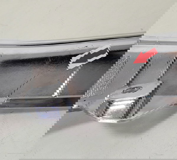 Carenagem Rabeta Cromada Honda Sh 300 L/d Orig Detalhe 51620 Prateado