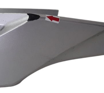 Carenagem Rabeta Cg 160 Titan 22/23 L/e Orig Detalhes 51614 Prateado