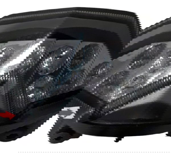 Lanterna Traseira Kawasaki Versys 650 20/23 Detalhe 49973 Ambos Lados Fumê