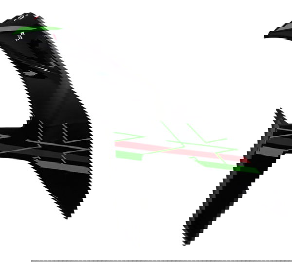 Carenagem Lateral Kawasaki Zx-4r 24/25 L/e Detalhes 51391 Preto