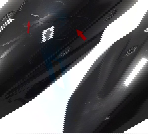 Bolha Frontal Kawasaki Z400 Orig Quebrada 51427