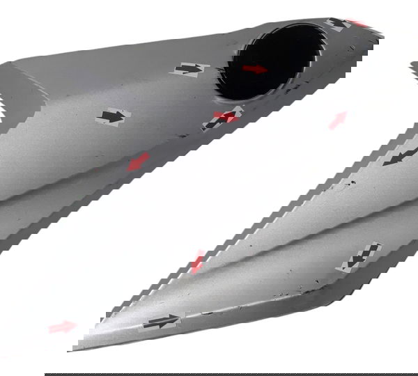 Carenagem Aba Tanque Bmw G310 Gs L/e Orig Detalhe 51263 Prateado