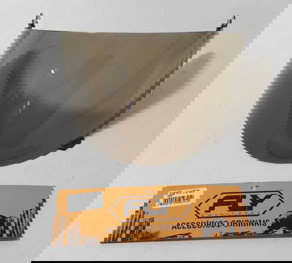 Viseira Fume Capacete Fly F-7 F-8 F-9 (39427) Preto