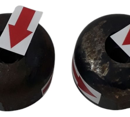 Par Peso Guidao Yamaha Fazer 250 18/22 Orig Ralado 51208