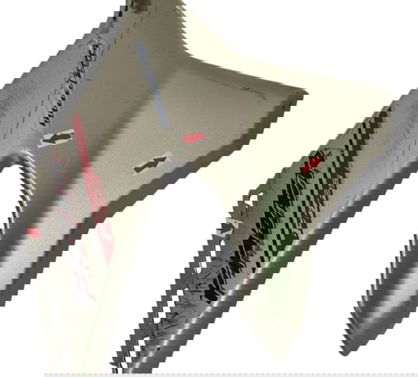 Carenagem Aba Tanque Dir Fazer 250 18/24 Descrição 50826 Prateado