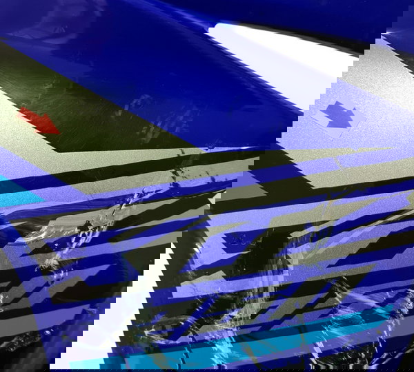 Carenagem Aba Tanque Esq Yamaha Xtz 250 Orig Descriçao 50769 Azul