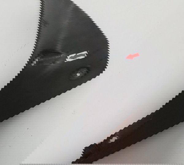 Acabamento Aba Tanque Esq Cg 160 16/20 Orig Avaria 14199 Preto