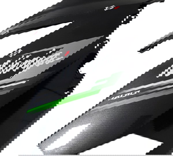 Carenagem Lateral Kawasaki Ninja 400 L/d Orig Detalhe 50659 Cinza-escuro