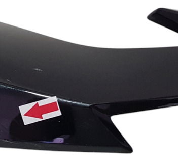 Carenagem Bananinha Farol Esq Cg 160 Fan 22/24 Avaria 49463 Preto