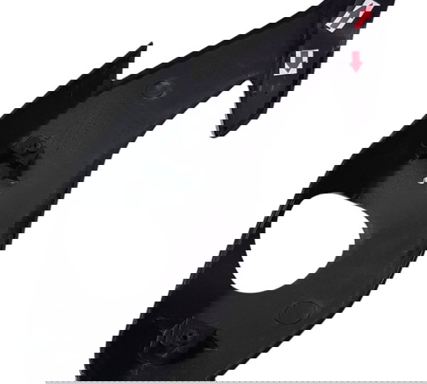 Carenagem Bananinha Farol Esq Cg 160 Fan 22/24 Avaria 49463 Preto