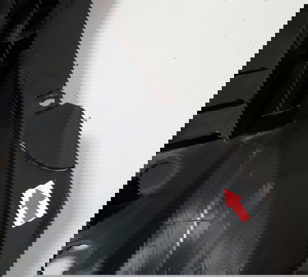 Paralama Traseira Interno B Kawasaki Z400 2020 Origi 44271