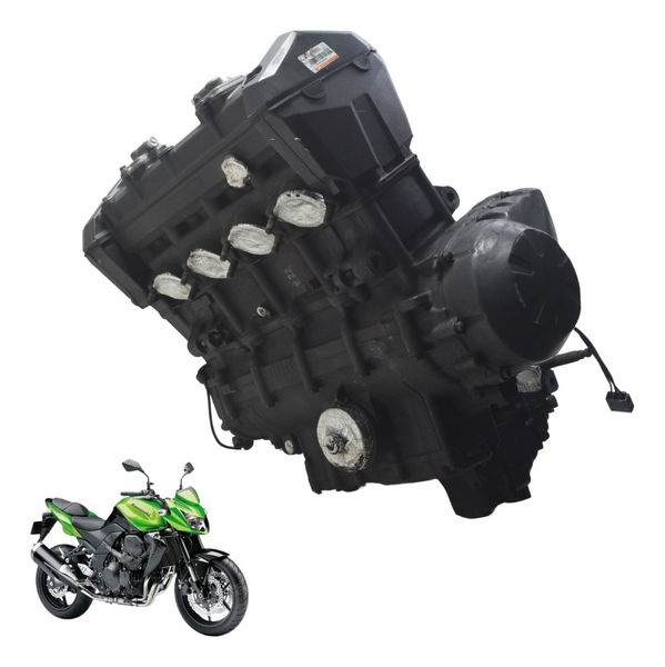 Motor Completo Nfe Baixa Base Troc Kawasaki Z 750 08-12 Orig