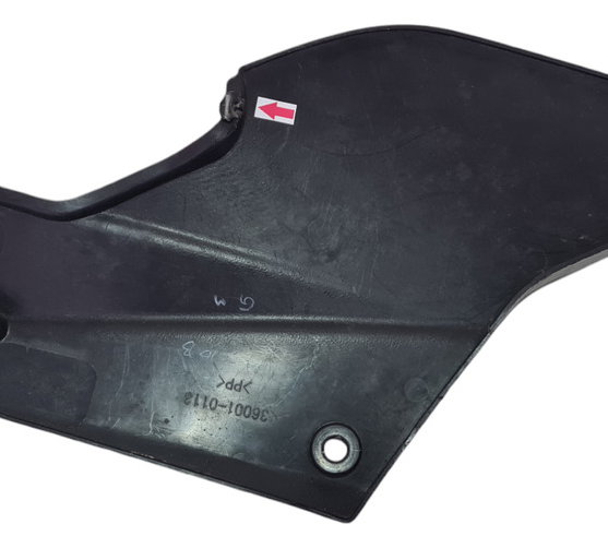 Carenagem Tampa Lateral Esq Ninja 250 08/12 Avariada 49034 Preto