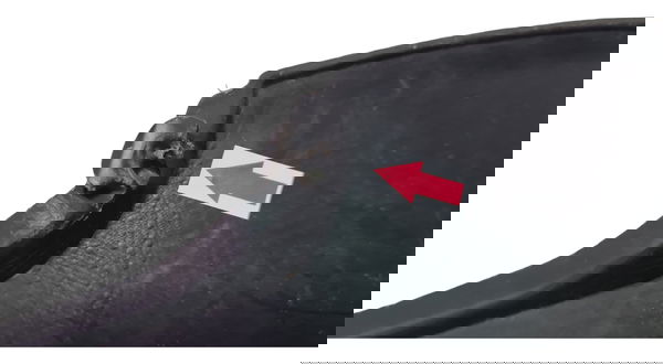 Carenagem Tampa Lateral Esq Ninja 250 08/12 Avariada 49034 Preto