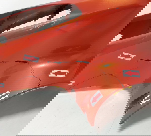 Carenagem Frontal Guidao Haojue Lindy Orig Quebrada 12962 Não Se Aplica